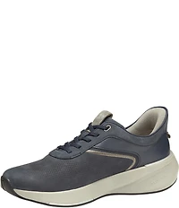 Johnston & Murphy Men's Surge Embossed Full Grain Leather and Nubuck U-Throat Sneakers