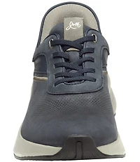 Johnston & Murphy Men's Surge Embossed Full Grain Leather and Nubuck U-Throat Sneakers