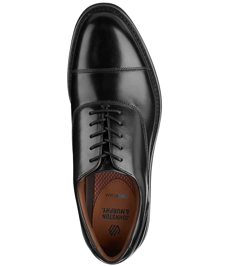 Johnston & Murphy Men's Tyson Leather Cap Toe Oxfords