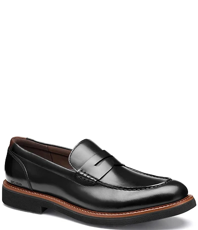Johnston & Murphy Men's Tyson Leather Dress Penny Loafers