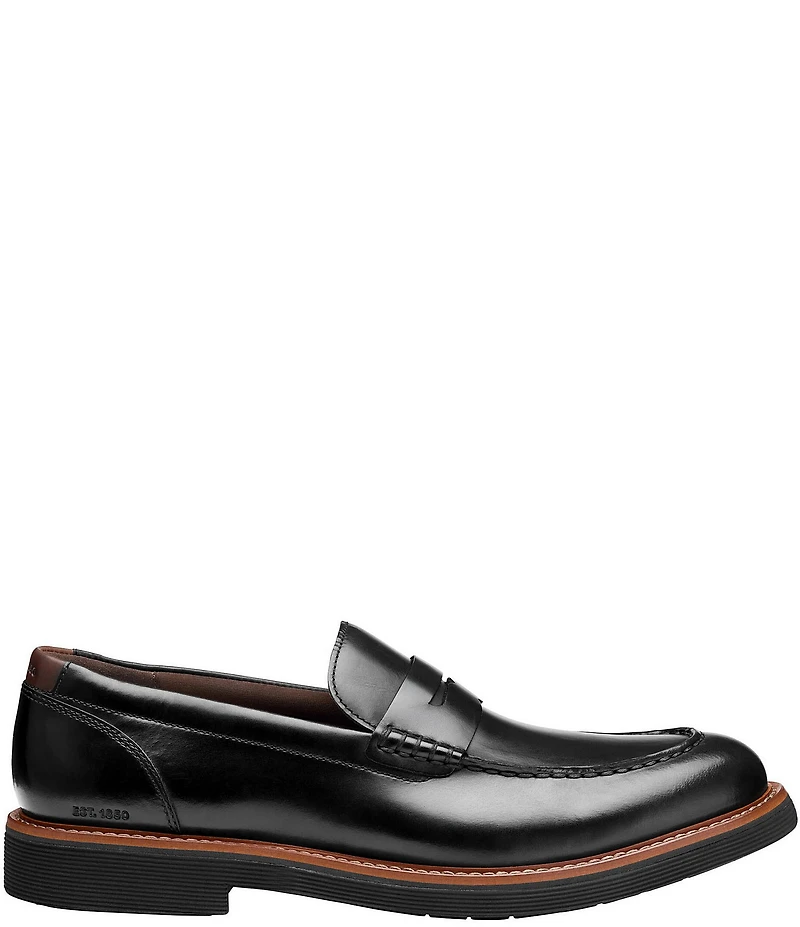 Johnston & Murphy Men's Tyson Leather Dress Penny Loafers