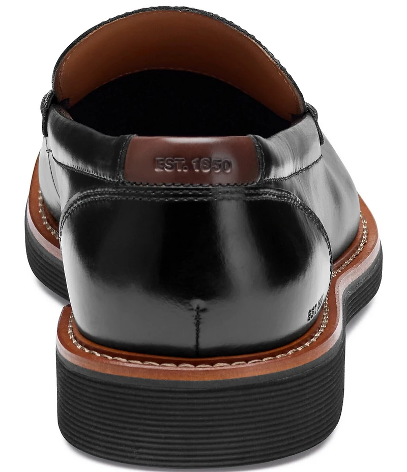 Johnston & Murphy Men's Tyson Leather Dress Penny Loafers