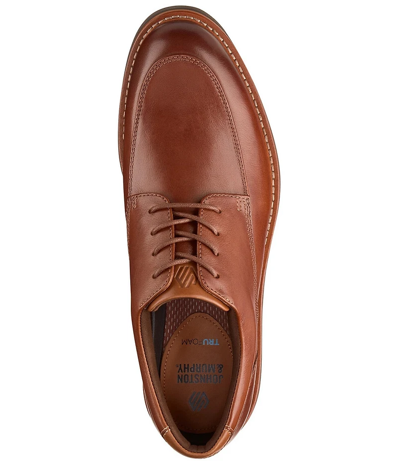 Johnston & Murphy Men's Tyson Leather Moc Toe Oxfords
