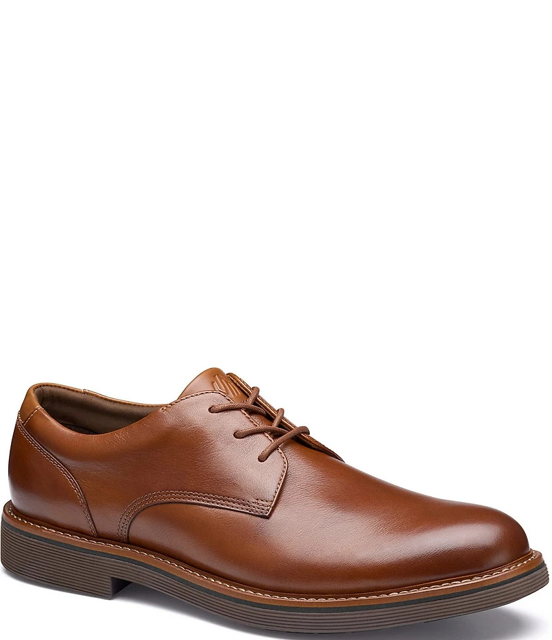 Johnston & Murphy Men's Tyson Leather Plain Toe Oxfords