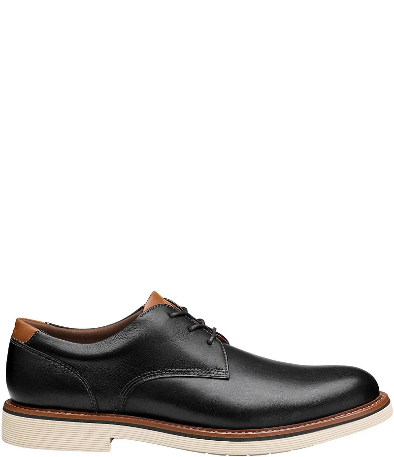 Johnston & Murphy Men's Tyson Leather Plain Toe Oxfords