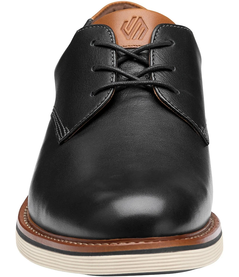 Johnston & Murphy Men's Tyson Leather Plain Toe Oxfords