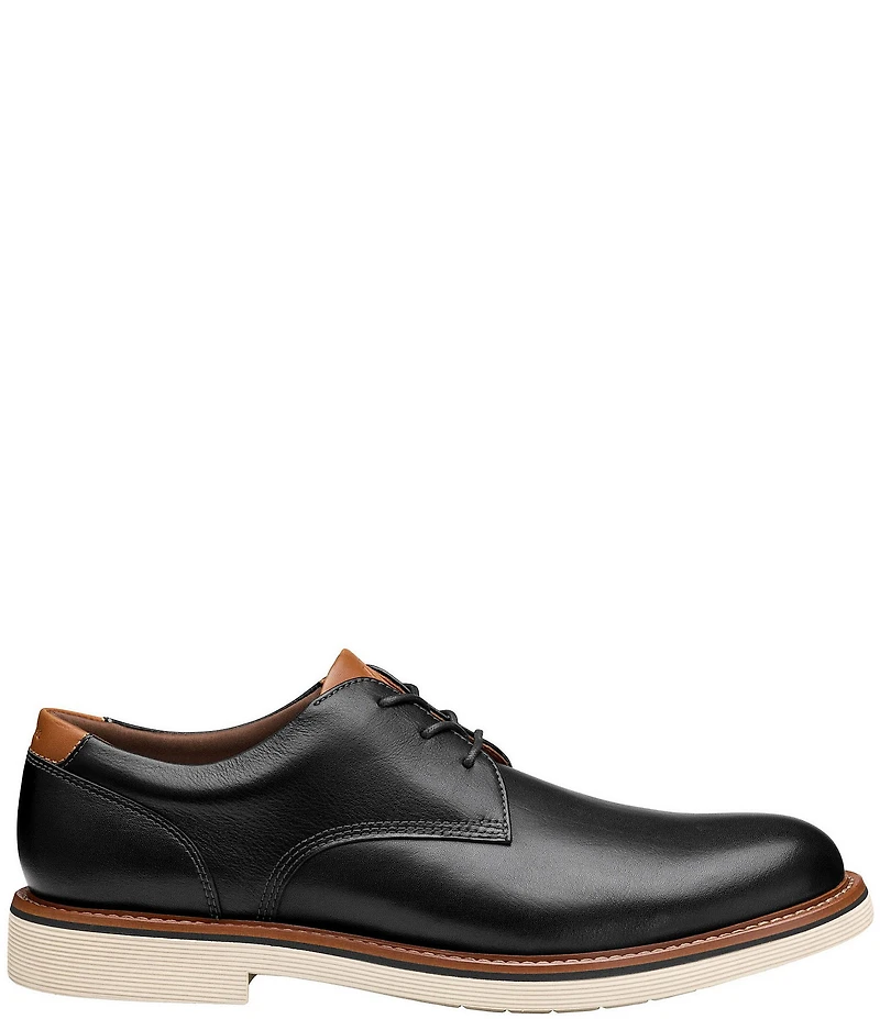 Johnston & Murphy Men's Tyson Leather Plain Toe Oxfords
