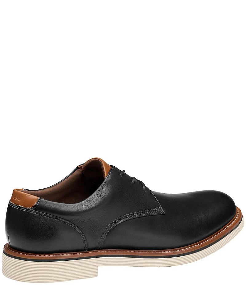 Johnston & Murphy Men's Tyson Leather Plain Toe Oxfords