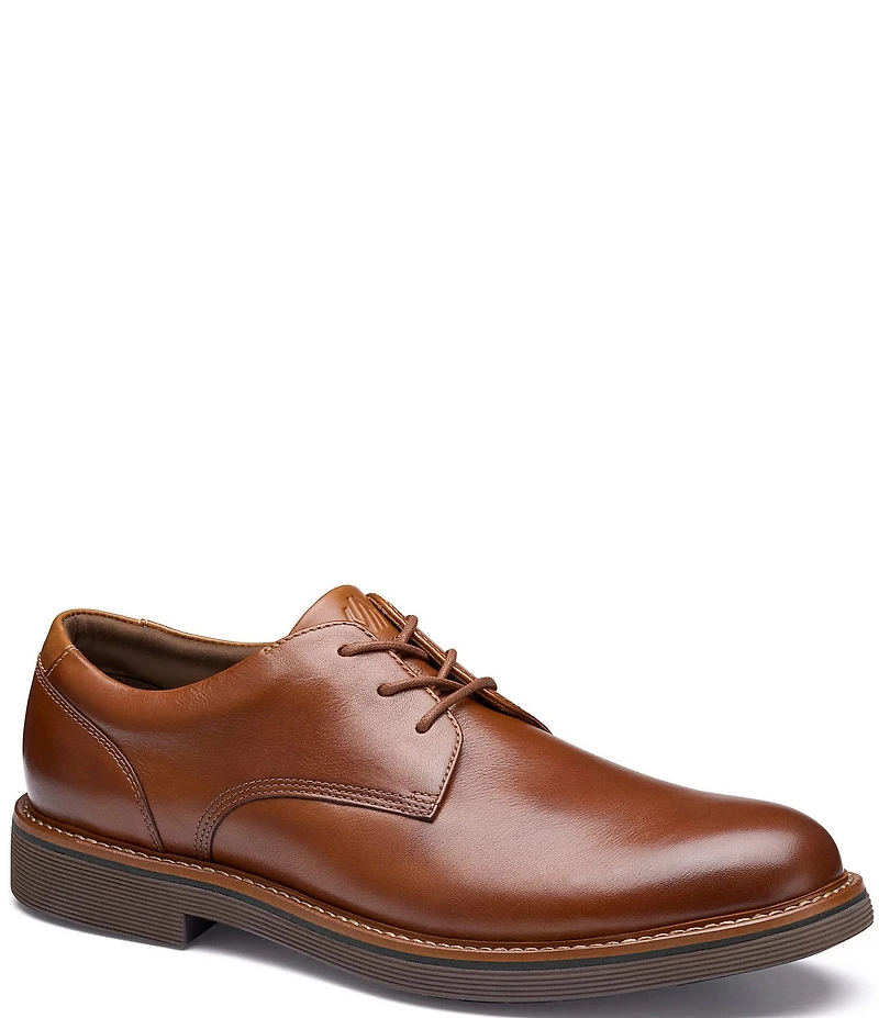 Johnston & Murphy Men's Tyson Leather Plain Toe Oxfords