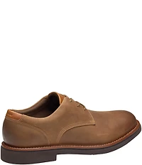 Johnston & Murphy Men's Tyson Oiled Leather Plain Toe Oxfords