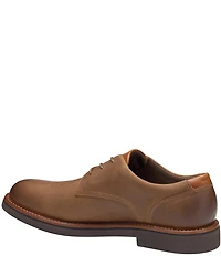 Johnston & Murphy Men's Tyson Oiled Leather Plain Toe Oxfords