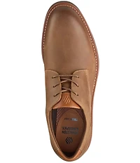 Johnston & Murphy Men's Tyson Oiled Leather Plain Toe Oxfords