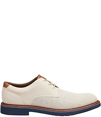 Johnston & Murphy Men's Tyson Perforated Nubuck Leather Oxfords