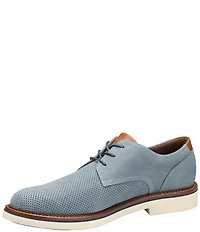 Johnston & Murphy Men's Tyson Perforated Nubuck Leather Oxfords