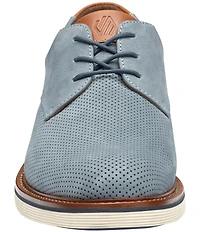 Johnston & Murphy Men's Tyson Perforated Nubuck Leather Oxfords