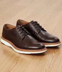 Johnston & Murphy Men's Upton 175th Anniversary Leather Brogue Detail Plain Toe Oxfords