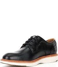 Johnston & Murphy Men's Upton 175th Anniversary Leather Brogue Detail Plain Toe Oxfords