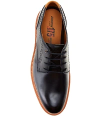 Johnston & Murphy Men's Upton 175th Anniversary Leather Brogue Detail Plain Toe Oxfords