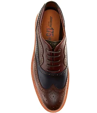 Johnston & Murphy Men's Upton 175th Anniversary Leather Brogue Wingtip Oxfords
