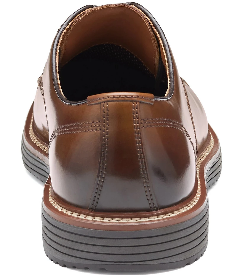 Johnston & Murphy Men's Upton Leather Cap Toe Lace Up Oxfords