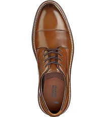 Johnston & Murphy Men's Upton Leather Cap Toe Lace Up Oxfords
