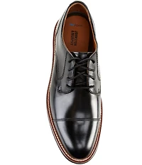 Johnston & Murphy Men's Upton Leather Cap Toe Lace Up Oxfords