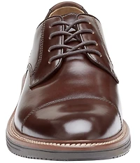 Johnston & Murphy Men's Upton Leather Cap Toe Lace Up Oxfords