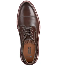 Johnston & Murphy Men's Upton Leather Cap Toe Lace Up Oxfords