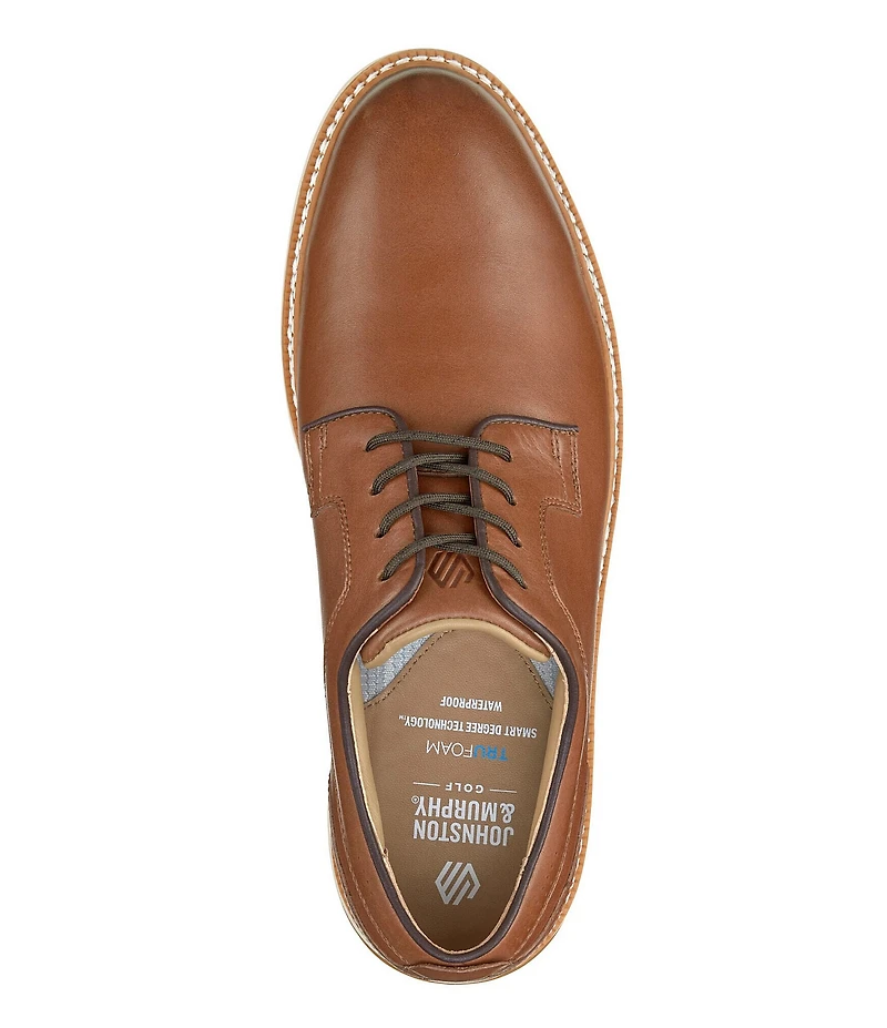 Johnston & Murphy Men's Upton GL1 Luxe Leather Hybrid Lace Up Oxfords
