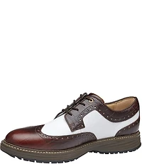 Johnston & Murphy Men's Upton GL3 Luxe Hybrid Waterproof Croco Leather Wingtip Oxfords