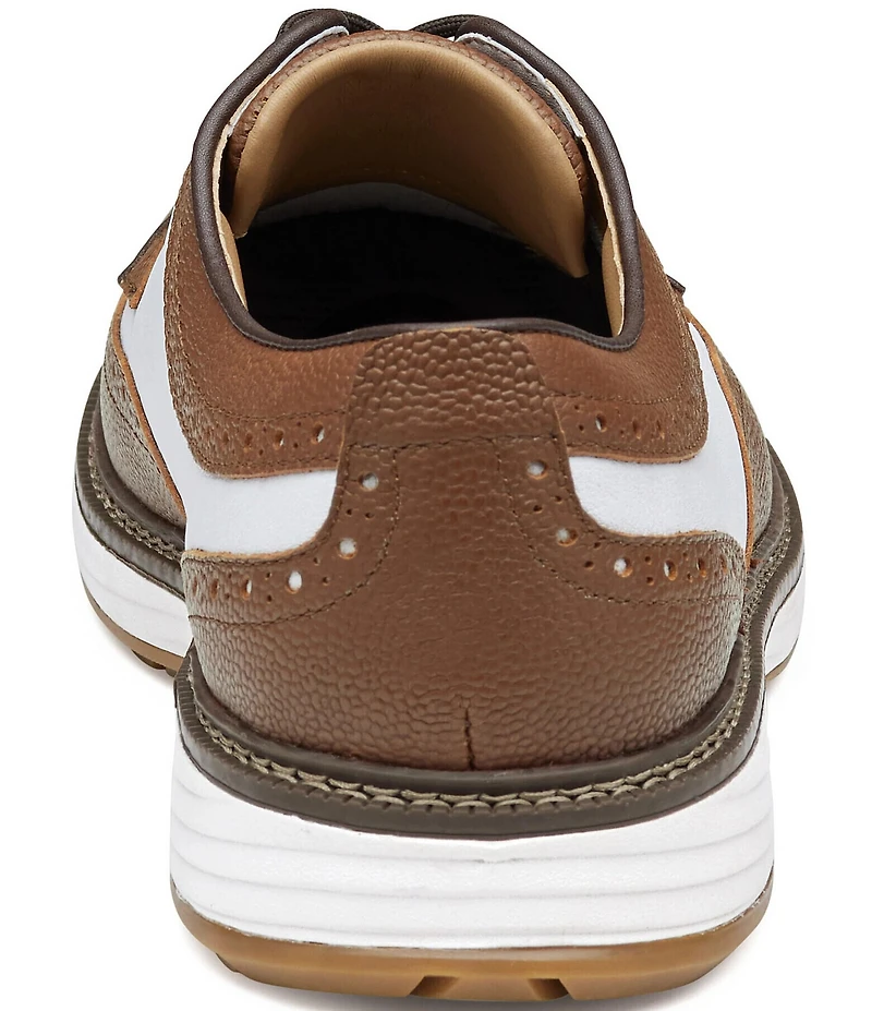 Johnston & Murphy Men's Upton GL3 Luxe Hybrid Waterproof Leather Wingtip Oxfords