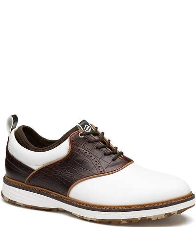 Johnston & Murphy Men's Upton GL4 Luxe Hybrid Saddle Oxfords