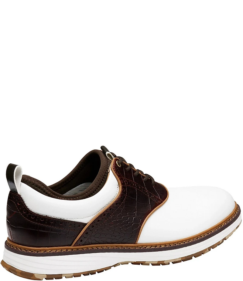 Johnston & Murphy Men's Upton GL4 Luxe Hybrid Saddle Oxfords