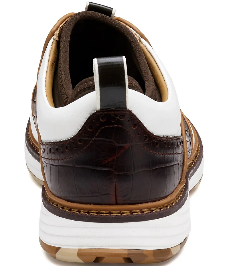 Johnston & Murphy Men's Upton GL4 Luxe Hybrid Saddle Oxfords