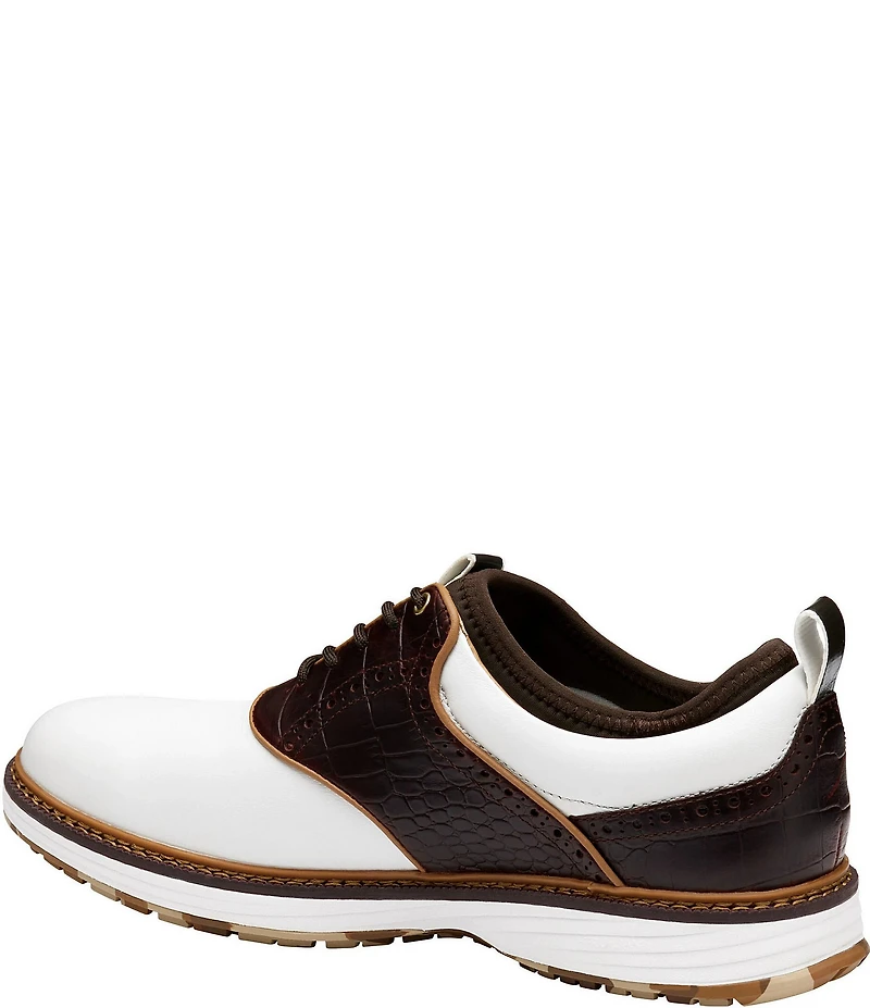 Johnston & Murphy Men's Upton GL4 Luxe Hybrid Saddle Oxfords