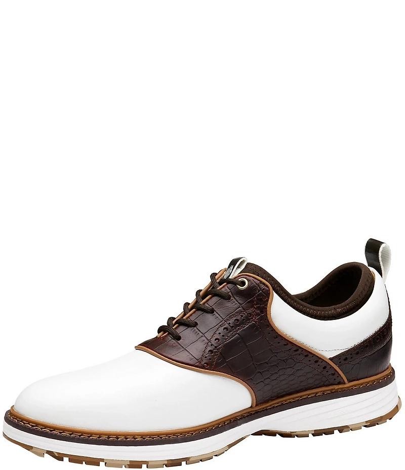 Johnston & Murphy Men's Upton GL4 Luxe Hybrid Saddle Oxfords