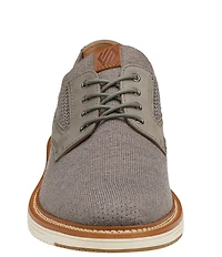 Johnston & Murphy Men's Upton Knit Plain Toe Lace Up Oxfords