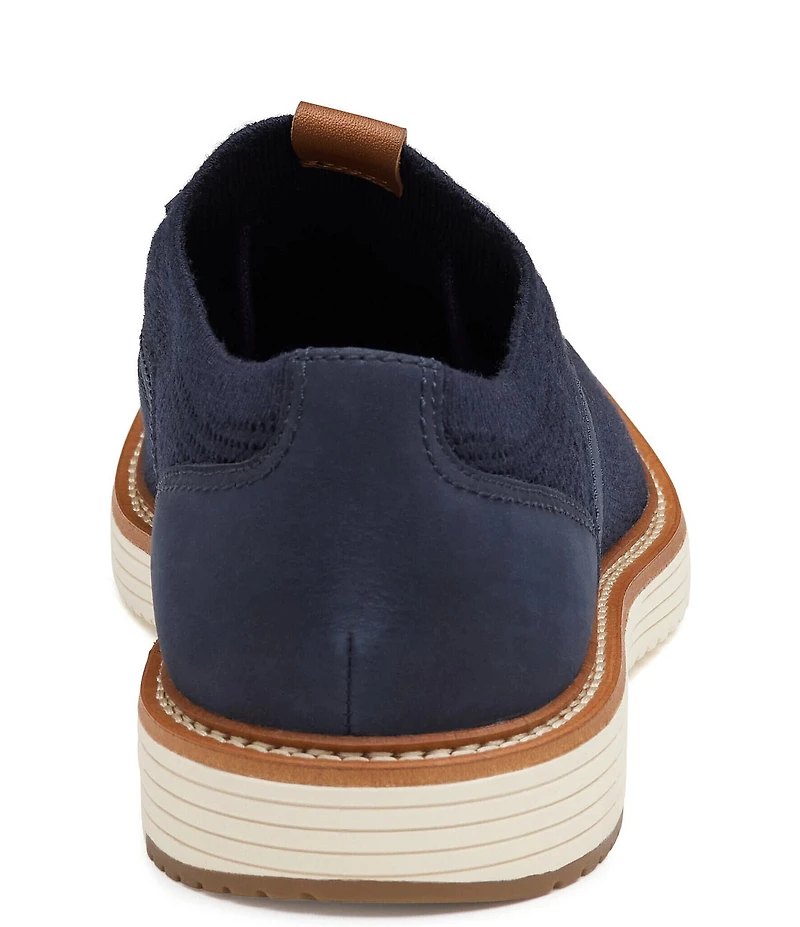 Johnston & Murphy Men's Upton Knit Plain Toe Lace Up Oxfords