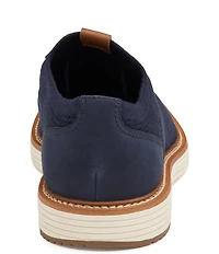 Johnston & Murphy Men's Upton Knit Plain Toe Lace Up Oxfords