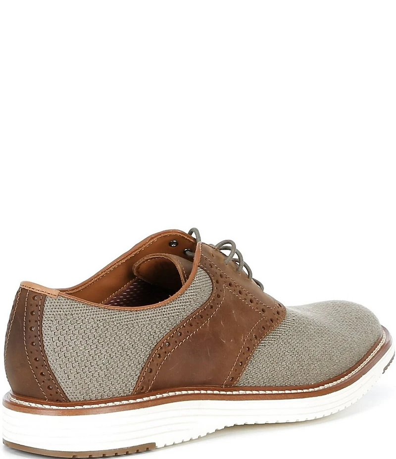 Johnston & Murphy Men's Upton Knit Brogue Saddle Oxfords