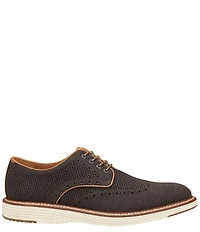 Johnston & Murphy Men's Upton Heathered Knit Wingtip Lace Up Oxfords