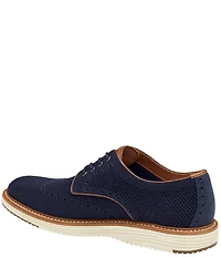 Johnston & Murphy Men's Upton Knit Wingtip Brogue Detail Oxfords