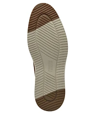 Johnston & Murphy Men's Upton Heathered Knit Wingtip Lace Up Oxfords