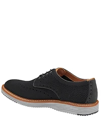 Johnston & Murphy Men's Upton Knit Wingtip Brogue Detail Oxfords