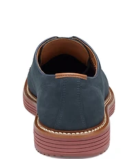 Johnston & Murphy Men's Upton Nubuck Plain Toe Lace Up Oxfords
