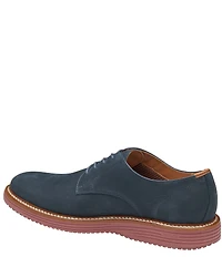 Johnston & Murphy Men's Upton Nubuck Plain Toe Lace Up Oxfords