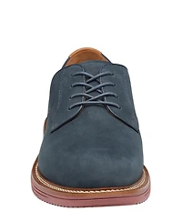 Johnston & Murphy Men's Upton Nubuck Plain Toe Lace Up Oxfords