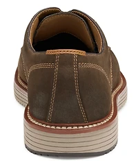 Johnston & Murphy Men's Upton Nubuck Plain Toe Lace Up Oxfords