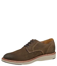 Johnston & Murphy Men's Upton Nubuck Plain Toe Lace Up Oxfords