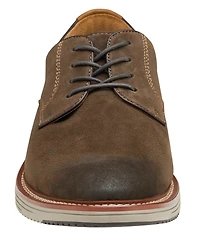 Johnston & Murphy Men's Upton Nubuck Plain Toe Lace Up Oxfords